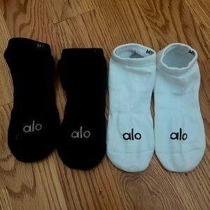 Two pairs of alo socks